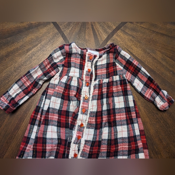 Plaid Button-Down Dress - Picture 7 of 11